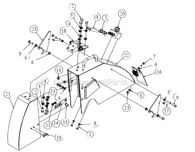 Page Z Diagram and Parts List for MK-4018KB  MK Diamond Concrete Saw